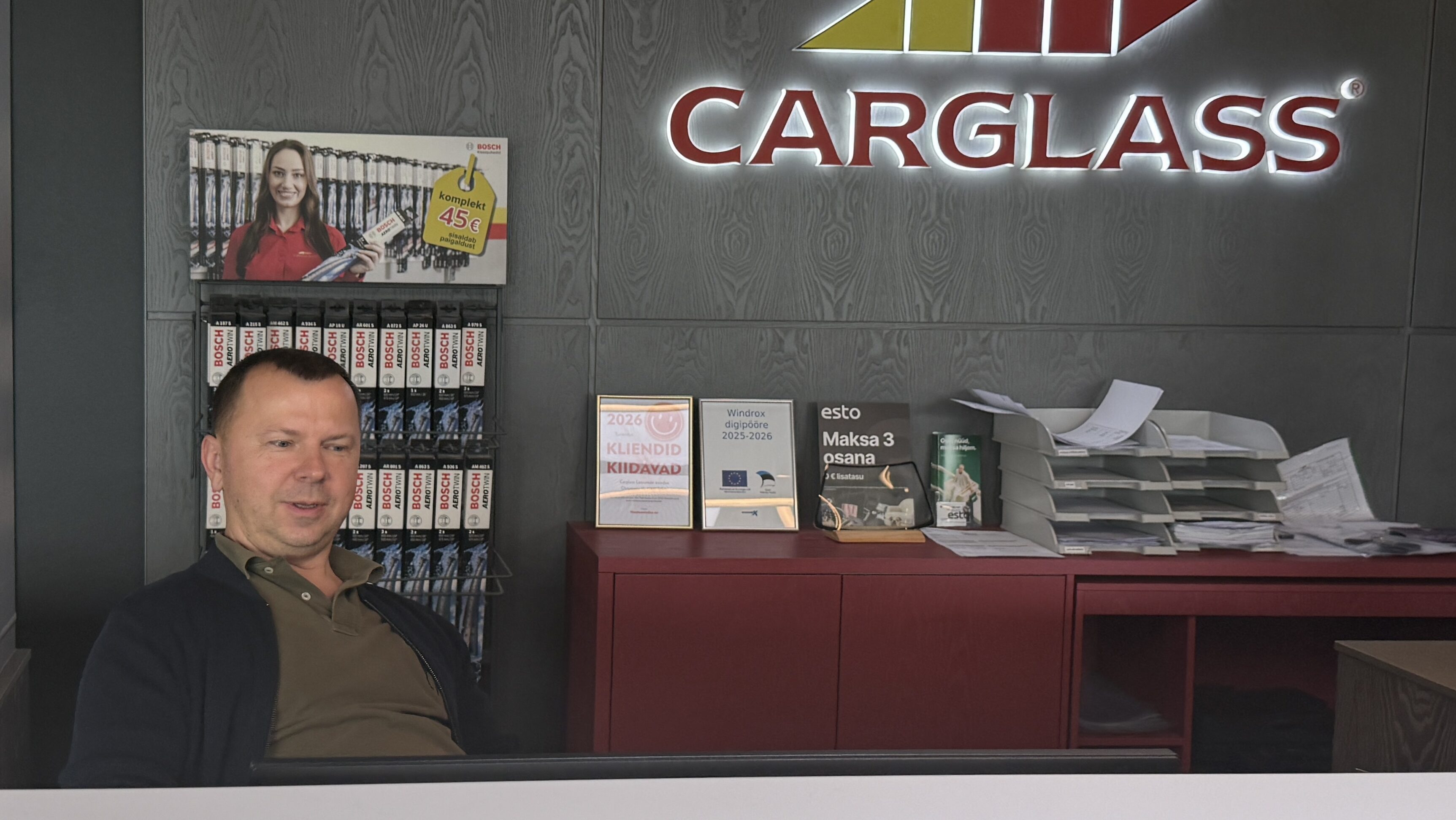 Carglass® Eesti Lasnamäe esindus